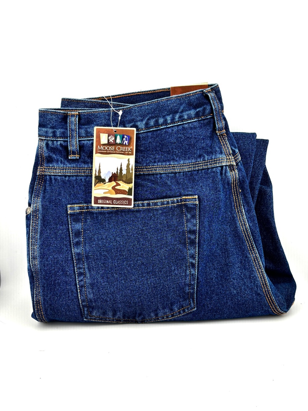 NWT Moose Creek Flannel Lined Men’s Denim Jeans Size W36 L30